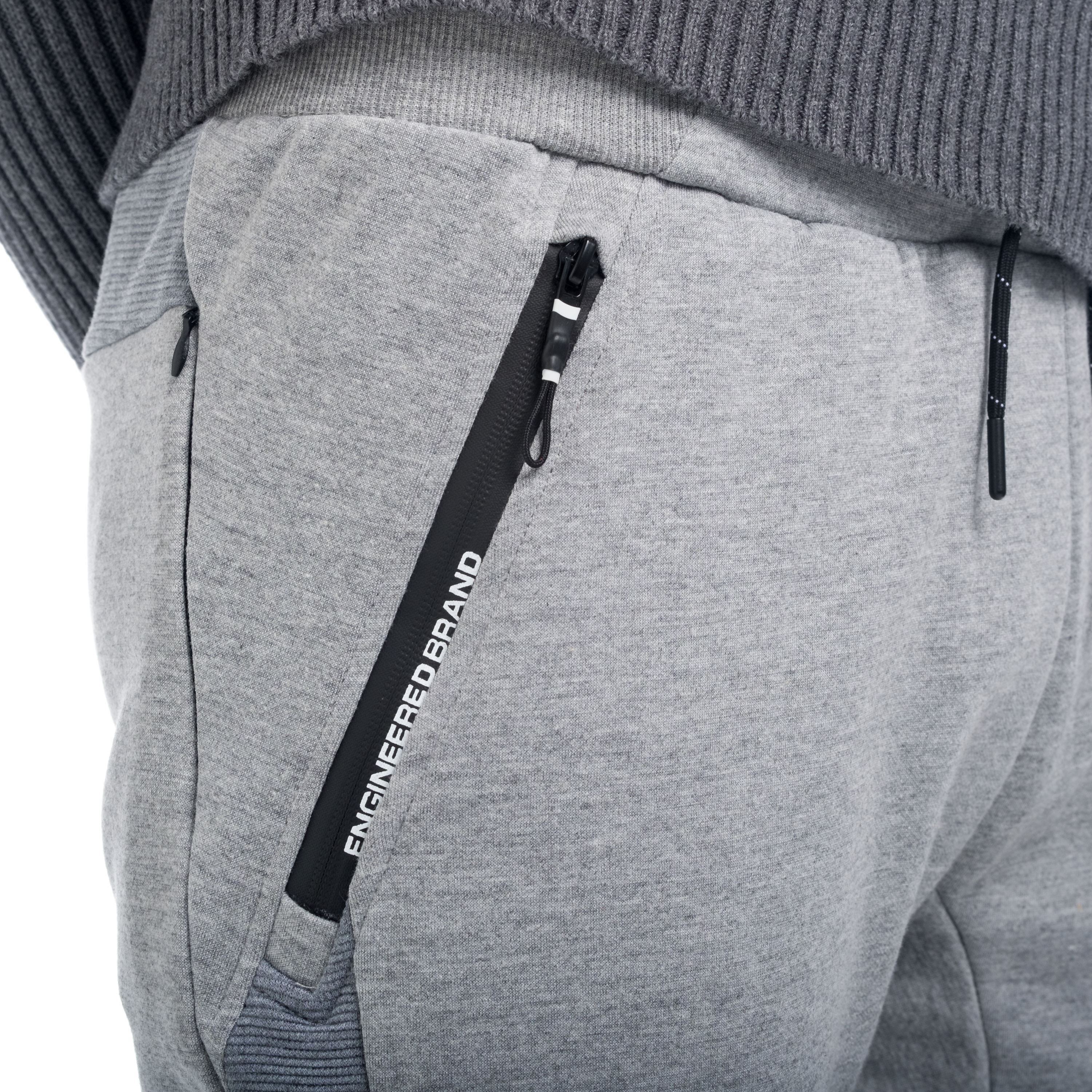 Pantalón Jogger Hombre Afelpado con Cremalleras – Koroshi 1821PT90