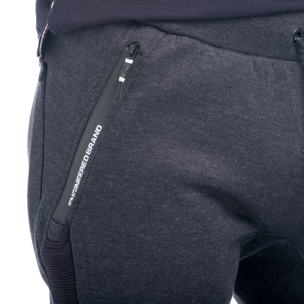 Pantalón Jogger Hombre Afelpado con Cremalleras – Koroshi 1821PT90