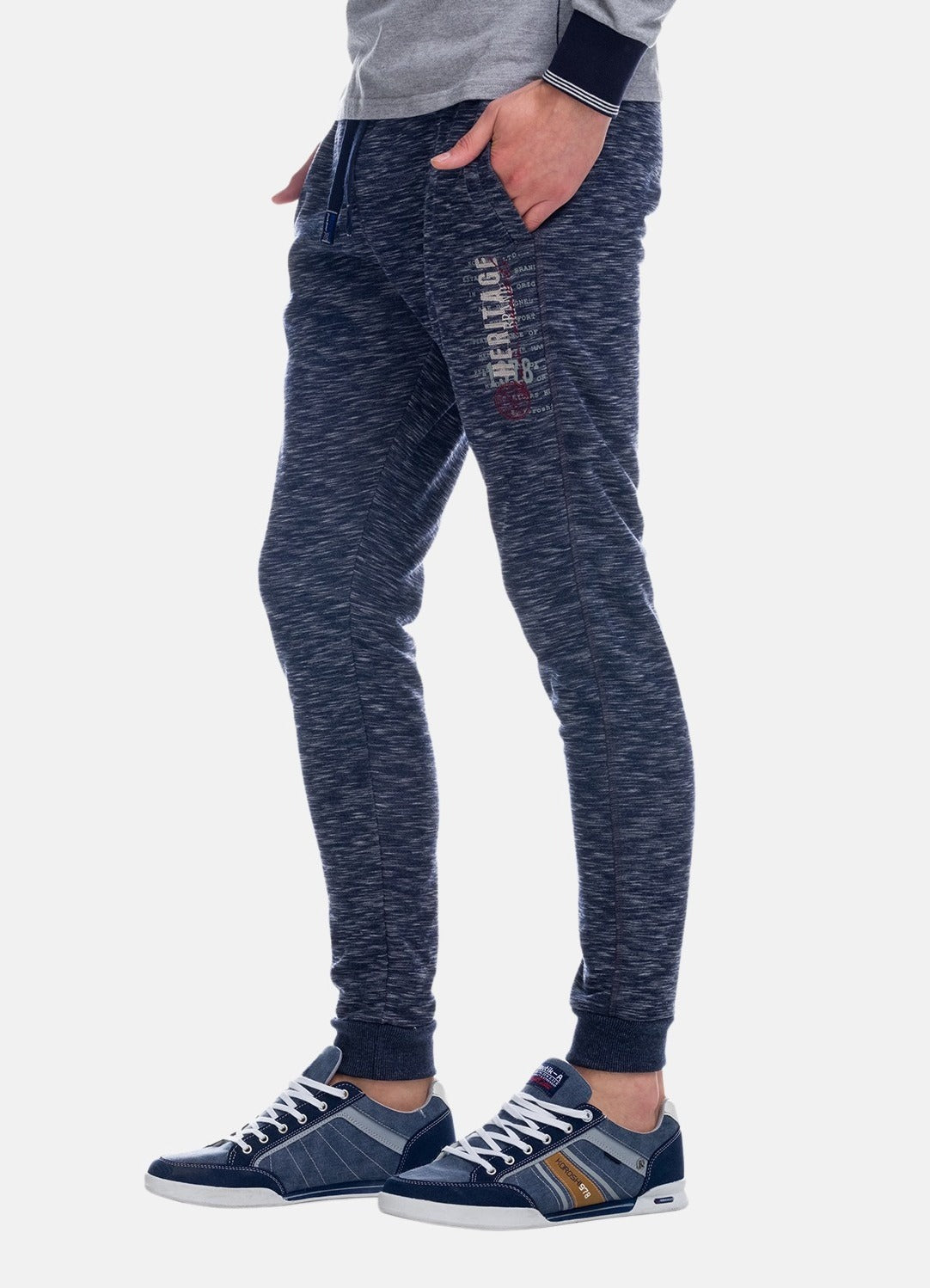 Pantalón Jogger Hombre Jaspeado Afelpado – Koroshi 1821PT97