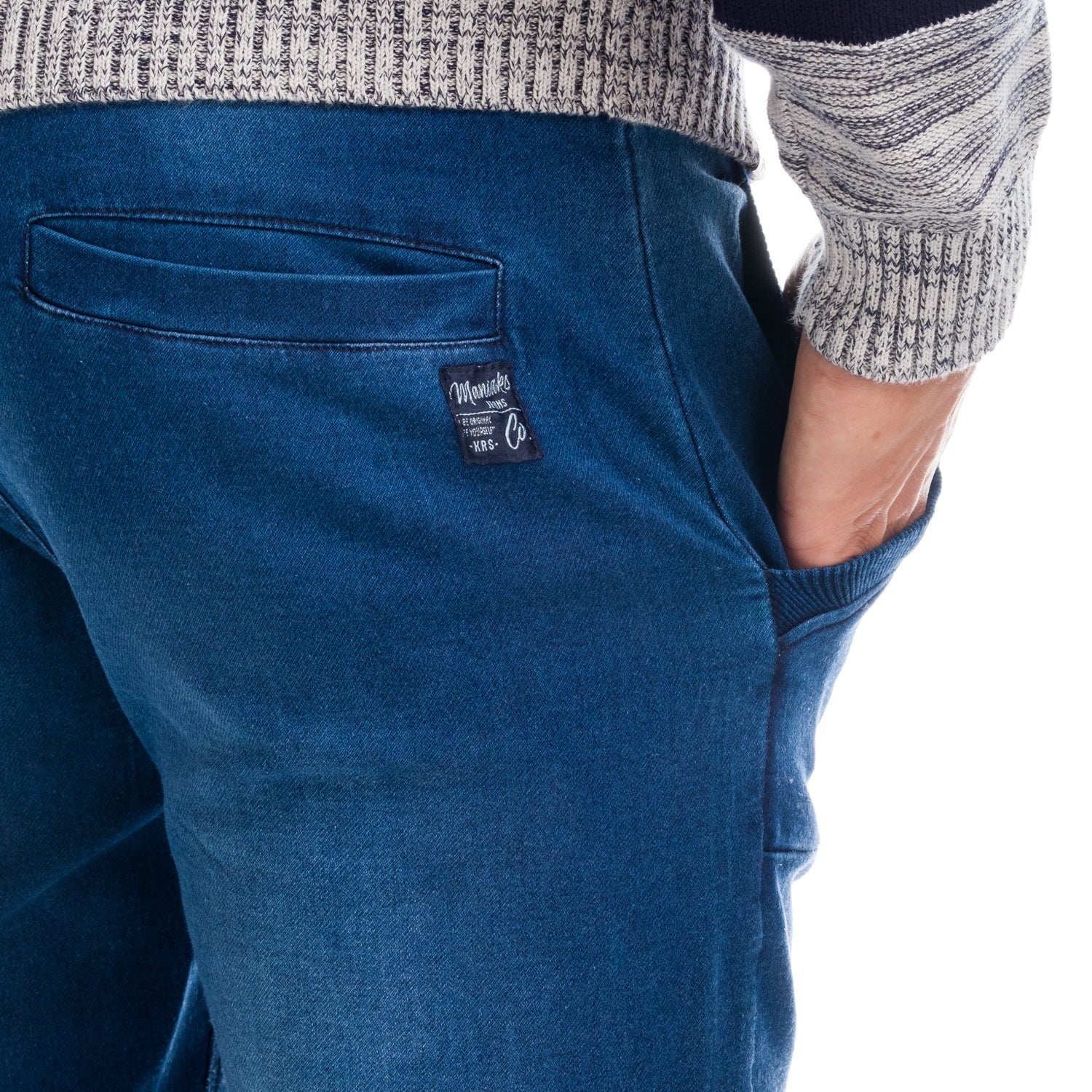 Pantalón Jogger Denim Hombre con Cintura Elástica – Koroshi 1821PT98