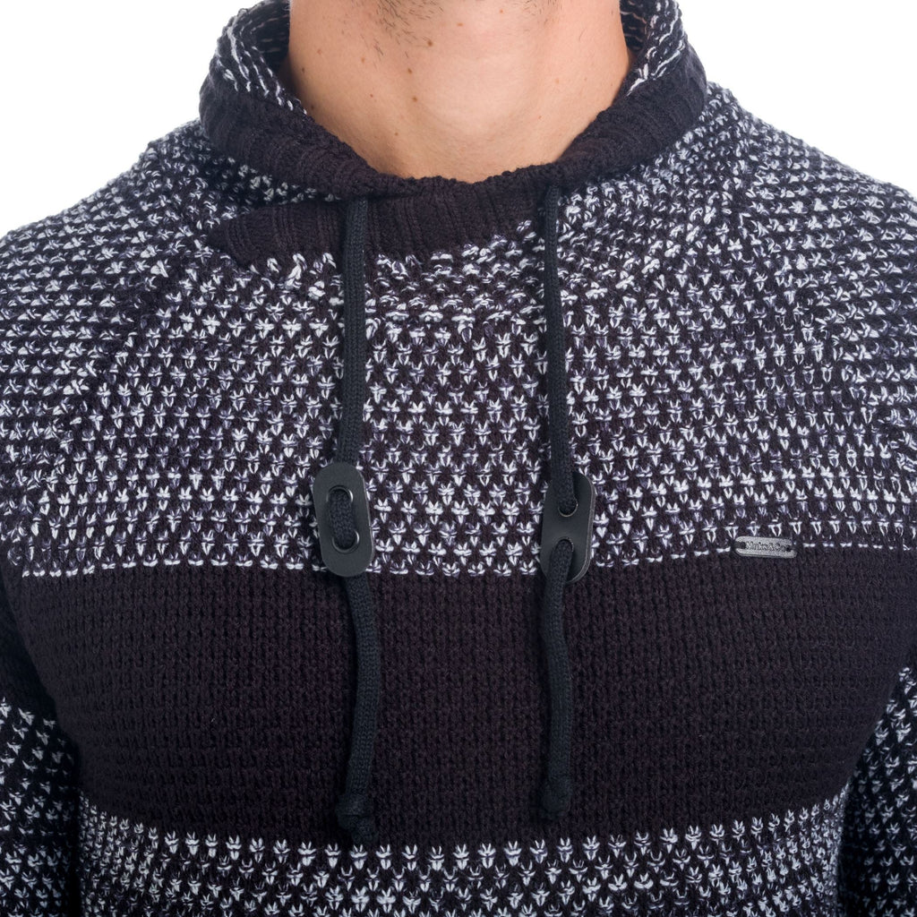 Jersey de Punto Hombre Rayas Jaspeadas Cuello Chimenea – Koroshi 1821TR09