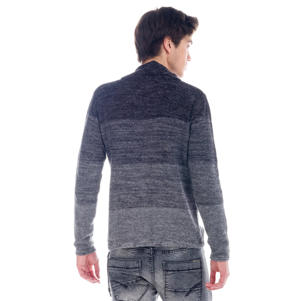 Jersey de Punto Hombre Degradado Cuello Smoking – Koroshi 1821TR12
