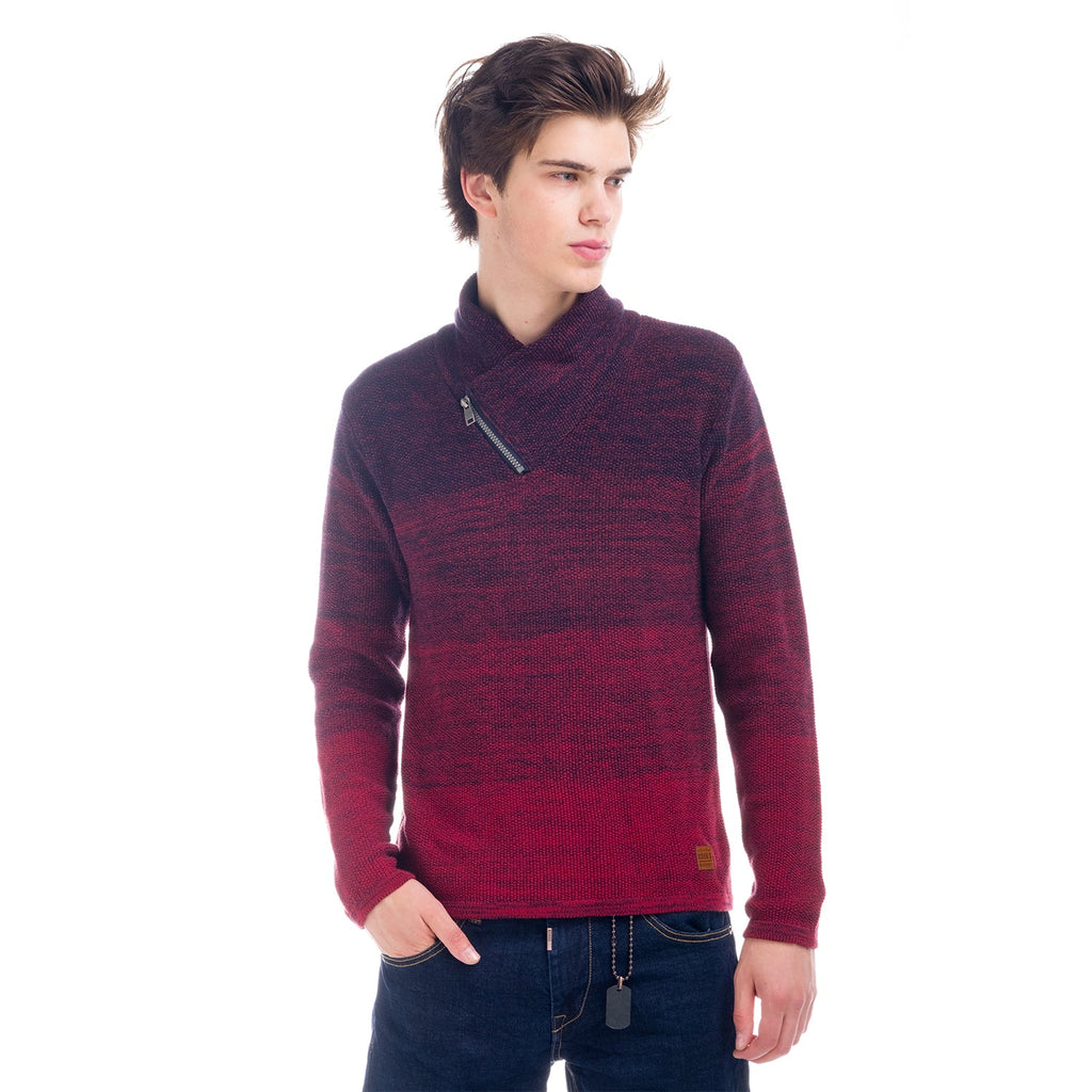Jersey de Punto Hombre Degradado Cuello Smoking – Koroshi 1821TR12