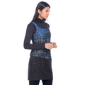 Vestido Pichi Mujer Combinado Texturas Sin Mangas – Koroshi Negro