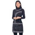 Vestido Pichi Mujer Estampado Fantasía Sin Mangas – Koroshi Negro