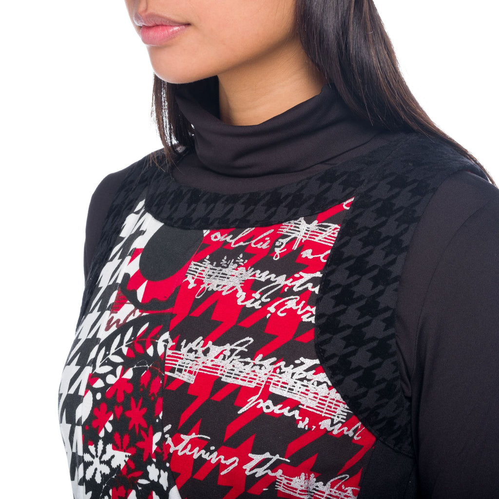 Vestido Mujer Estampado Corte Cadera Sin Mangas – Koroshi 1822VS20