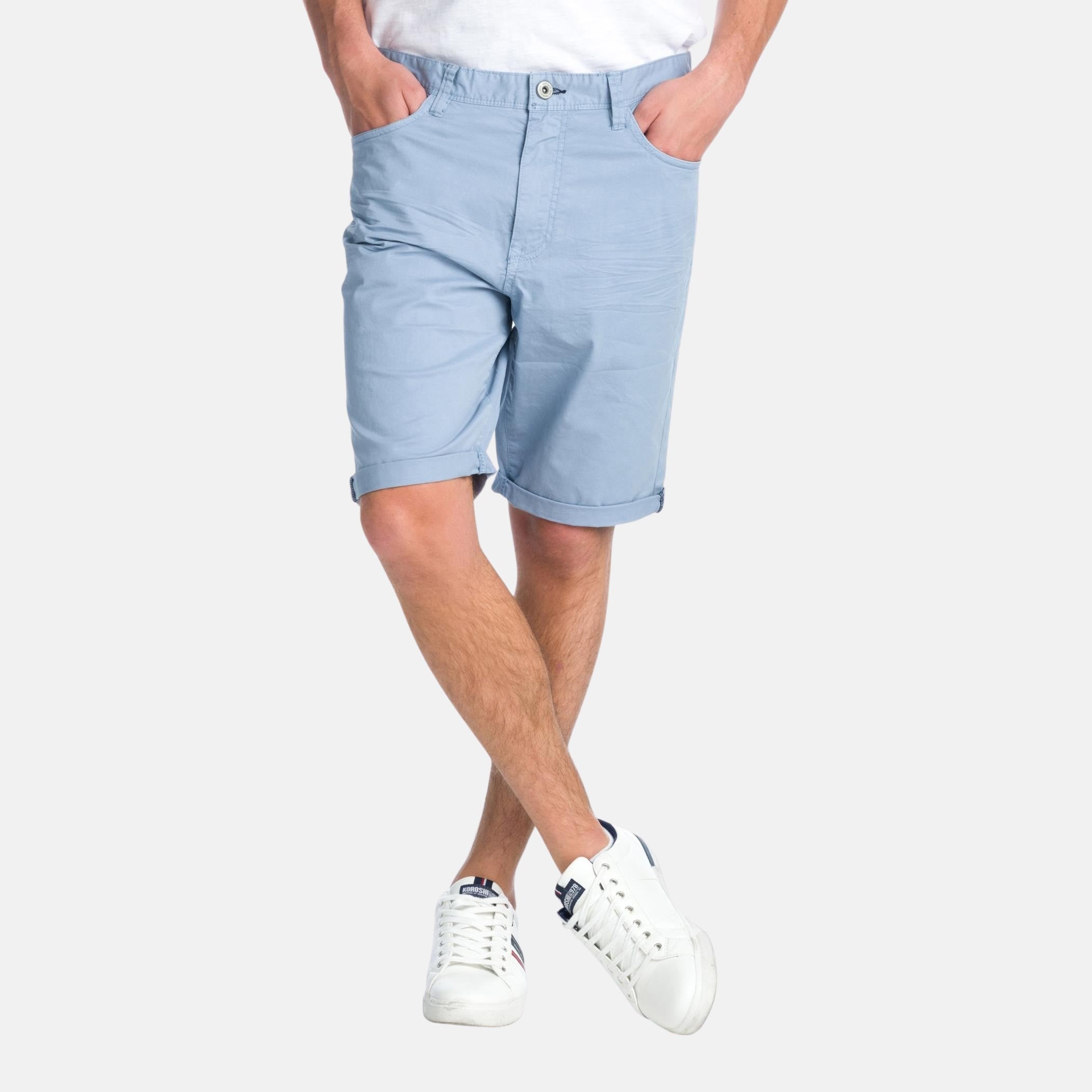 Bermuda Hombre Chino Stretch con Dobladillo – Koroshi 1911PS04