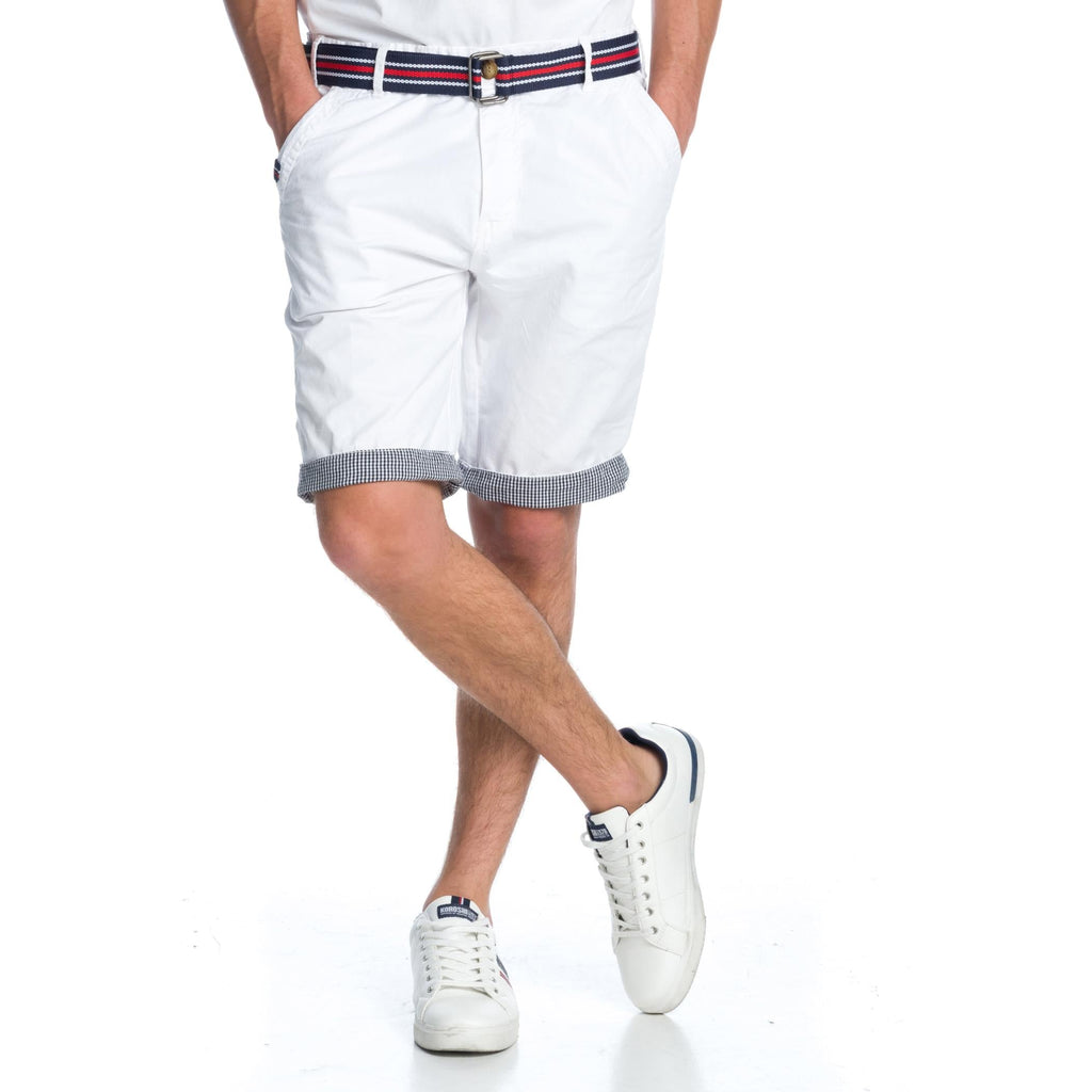 Bermuda Hombre Chino con Cinturón Marinero – Koroshi 1911PS05