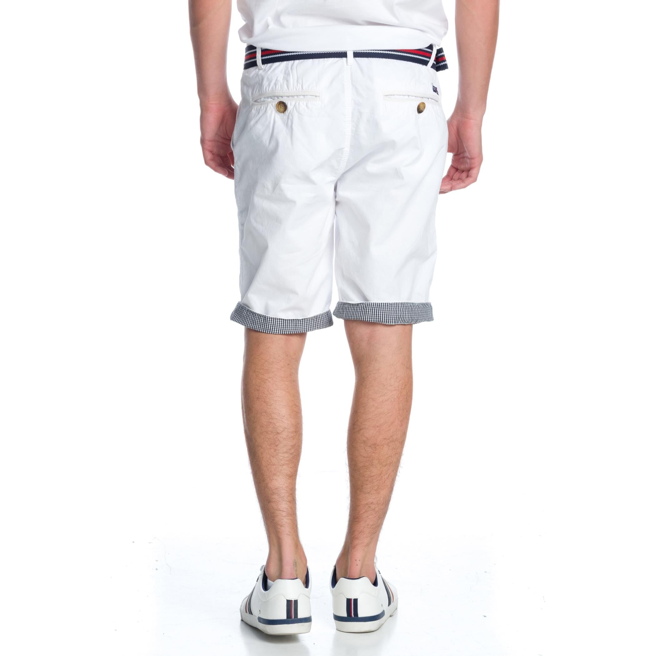 Bermuda Hombre Chino con Cinturón Marinero – Koroshi 1911PS05