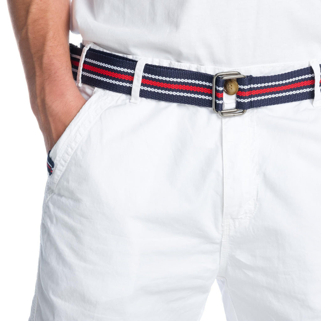Bermuda Hombre Chino con Cinturón Marinero – Koroshi 1911PS05