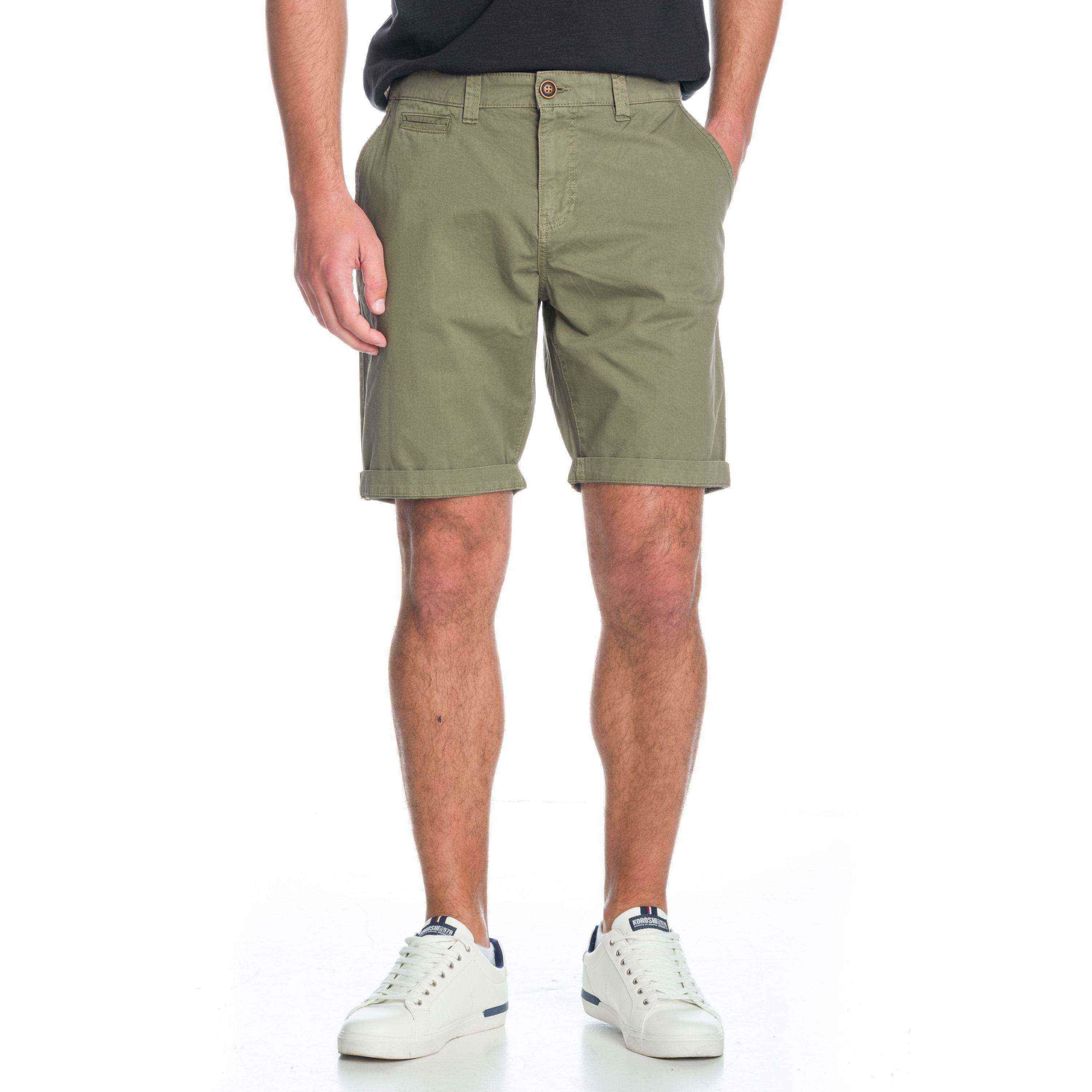 Bermuda Hombre Básica Algodón 4 Bolsillos Dobladillo – Koroshi 1911PS06