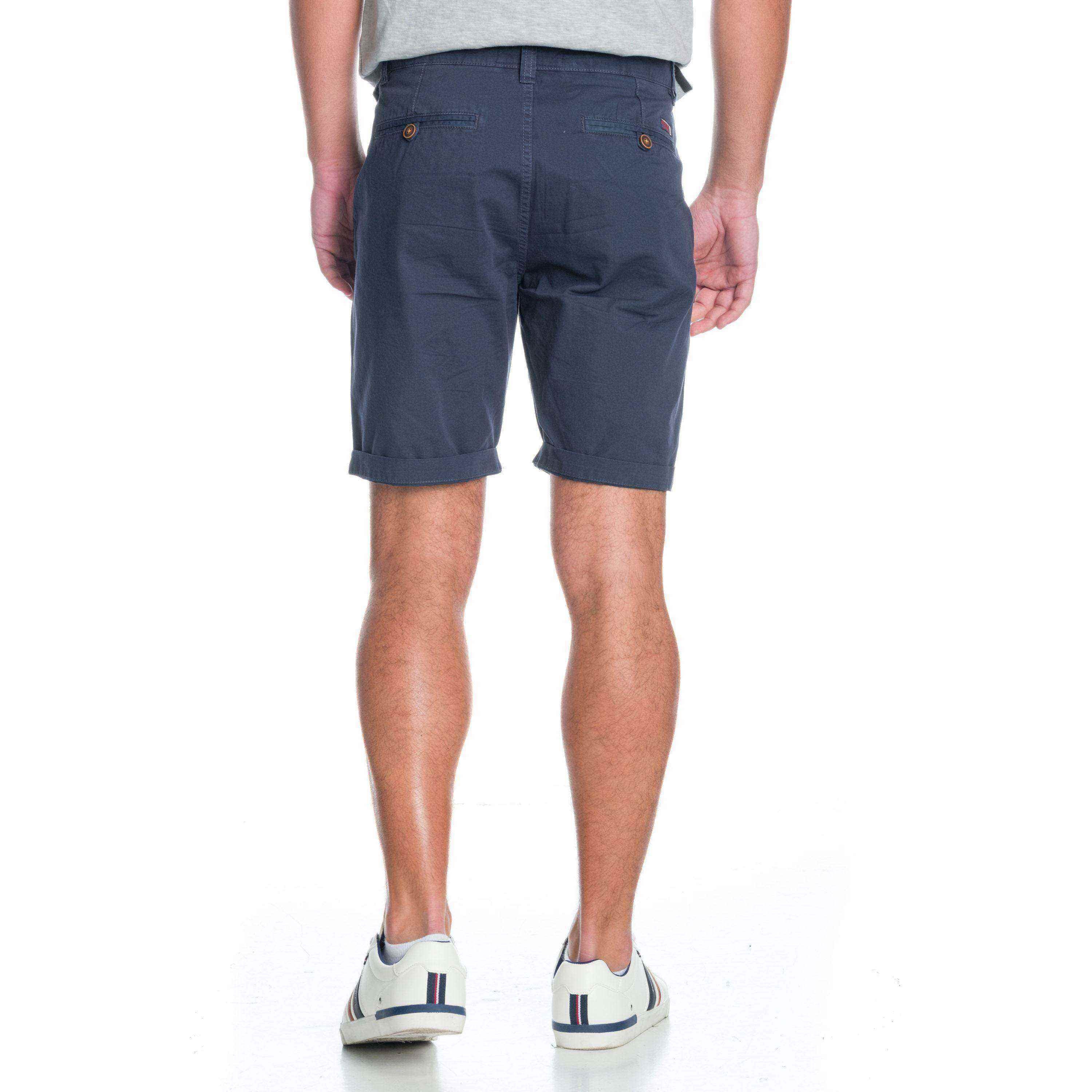Bermuda Hombre Básica Algodón 4 Bolsillos Dobladillo – Koroshi 1911PS06