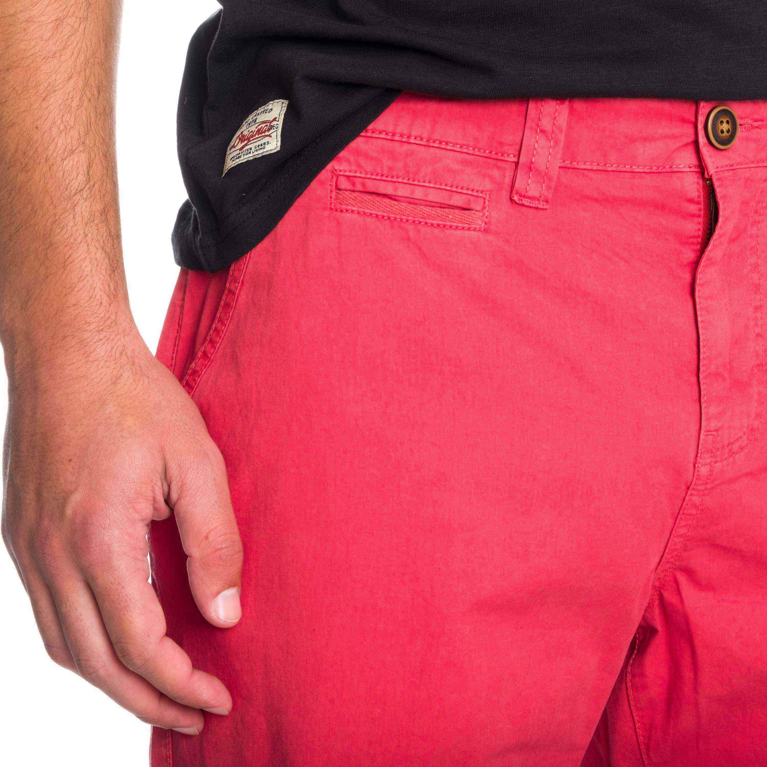 Bermuda Hombre Básica Algodón 4 Bolsillos Dobladillo – Koroshi 1911PS06