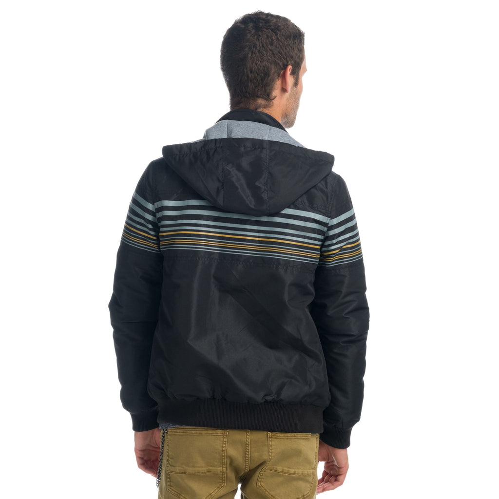 Chaqueta Acolchada Hombre con Capucha Desmontable – Koroshi 1921JA45
