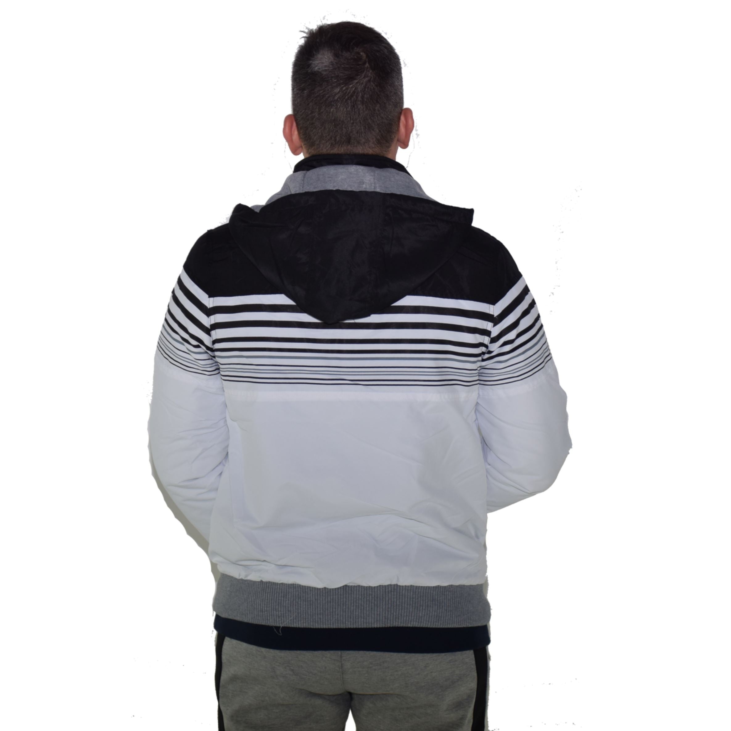 Chaqueta Acolchada Hombre con Capucha Desmontable – Koroshi 1921JA45