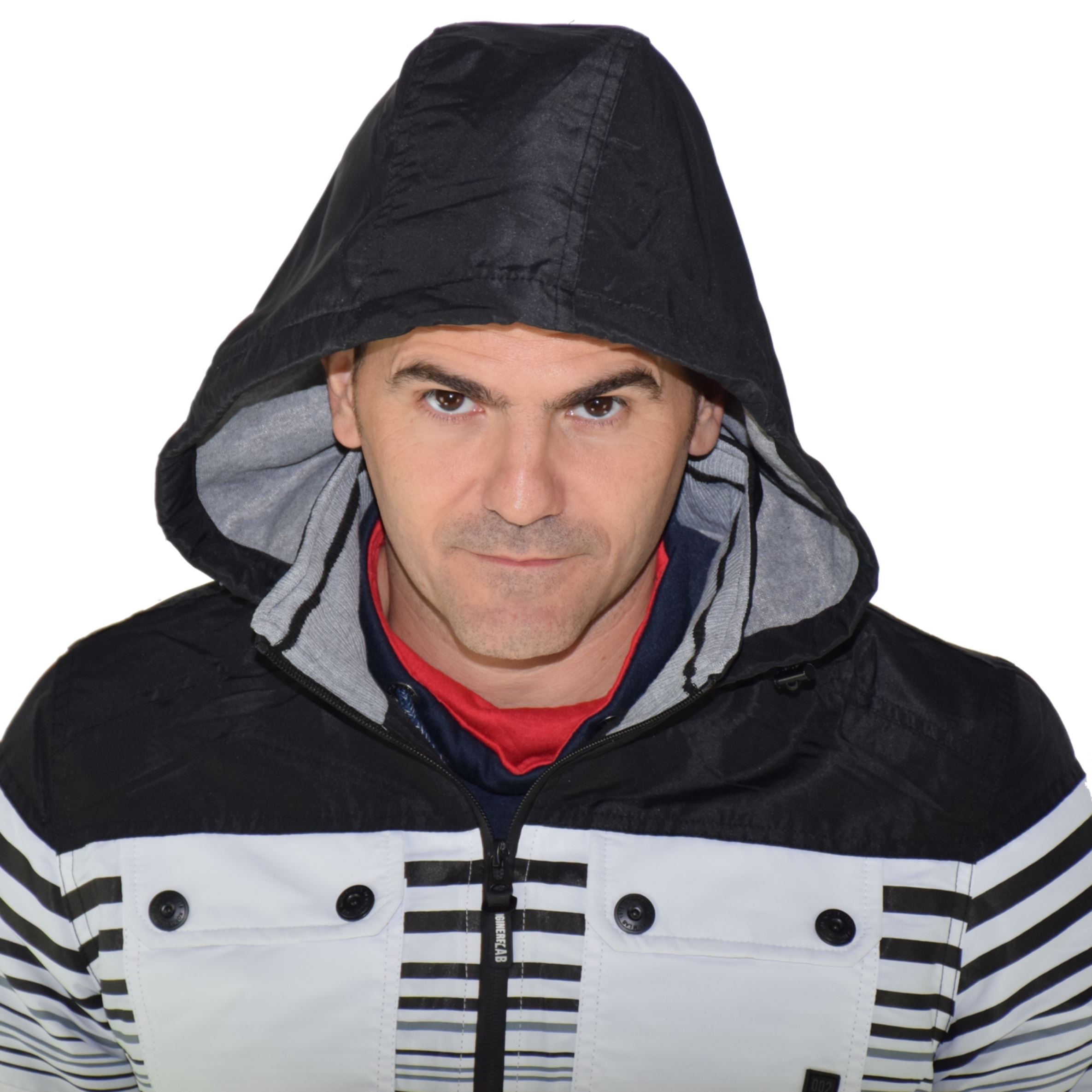 Chaqueta Acolchada Hombre con Capucha Desmontable – Koroshi 1921JA45