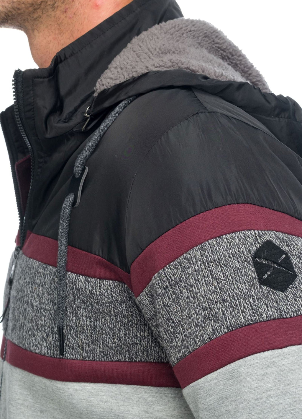 Chaqueta Hombre Capucha Desmontable Forro Borreguito – Koroshi 1921JA59
