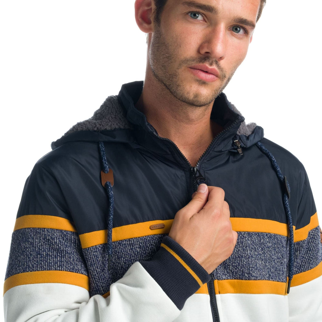 Chaqueta Hombre Capucha Desmontable Forro Borreguito – Koroshi 1921JA59