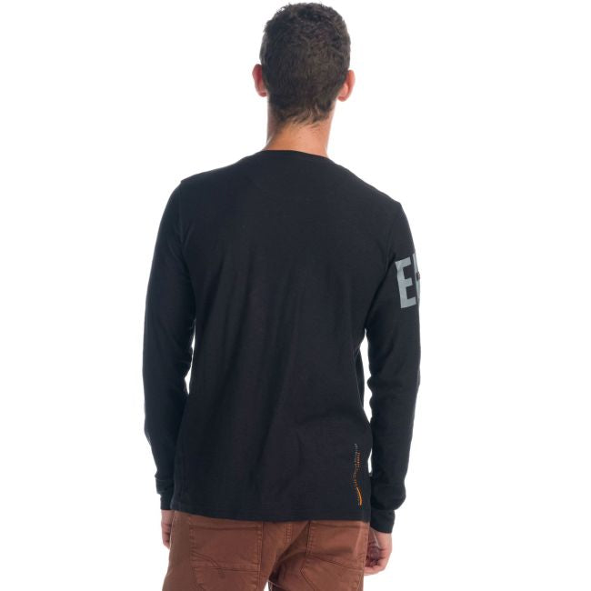 Camiseta Manga Larga Hombre Cuello Panadero Estampada – Koroshi 1921ML04