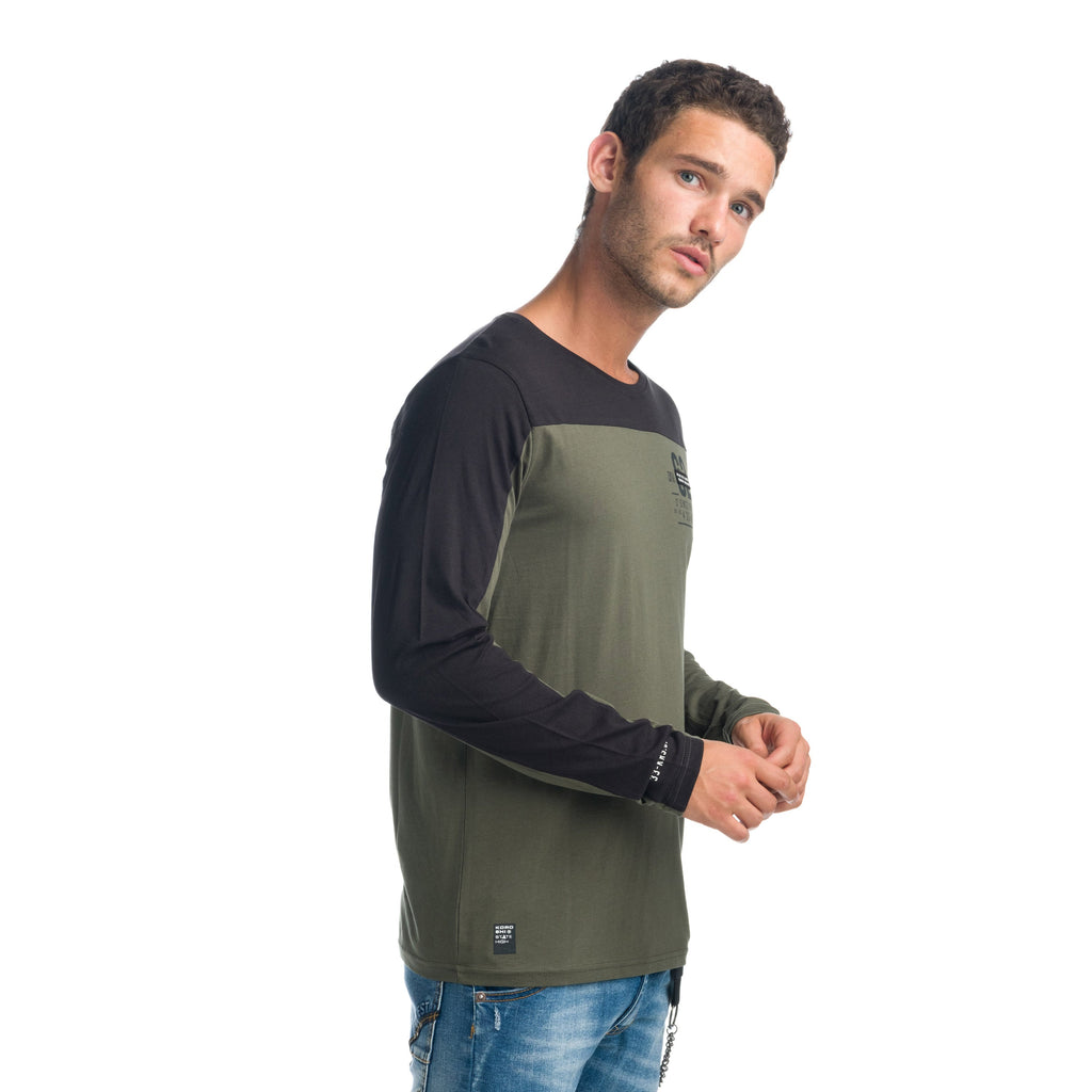 Camiseta Manga Larga Hombre Bicolor – Koroshi 1921ML07