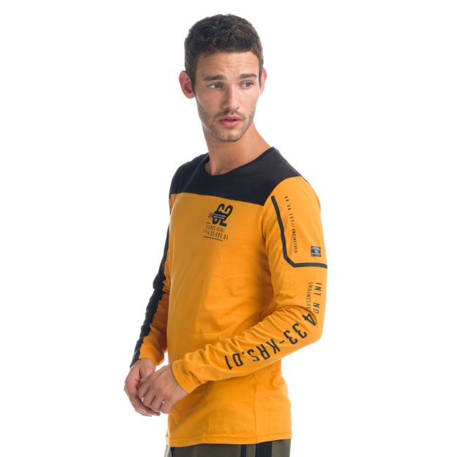 Camiseta Manga Larga Hombre Bicolor – Koroshi 1921ML07