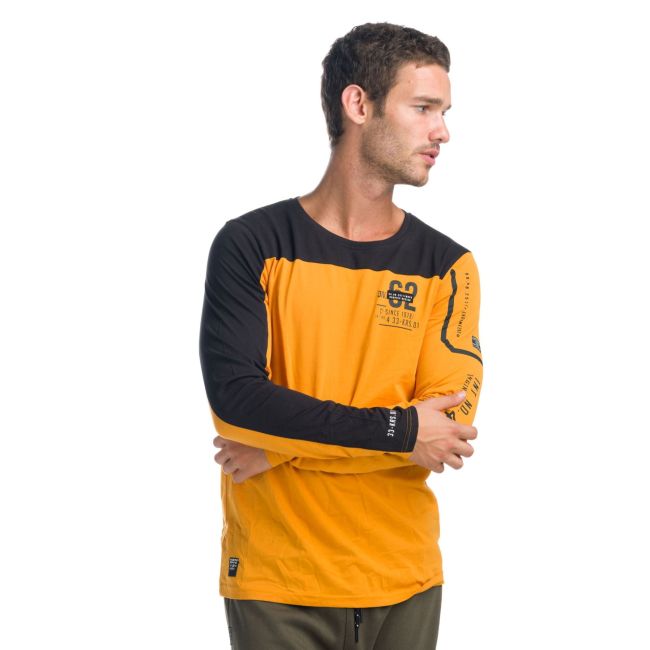 Camiseta Manga Larga Hombre Bicolor – Koroshi 1921ML07