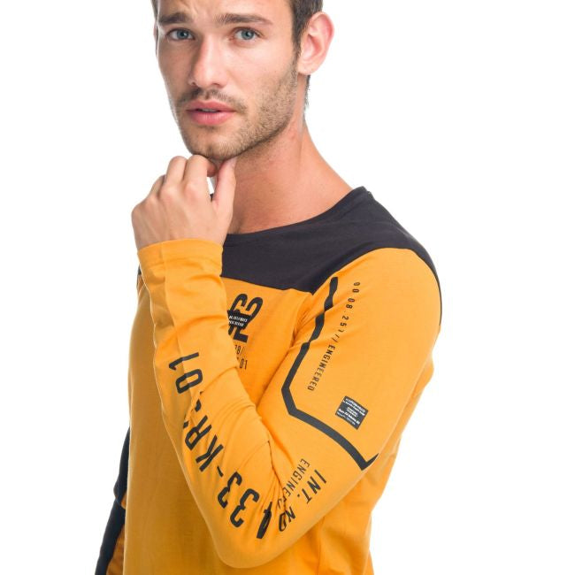 Camiseta Manga Larga Hombre Bicolor – Koroshi 1921ML07