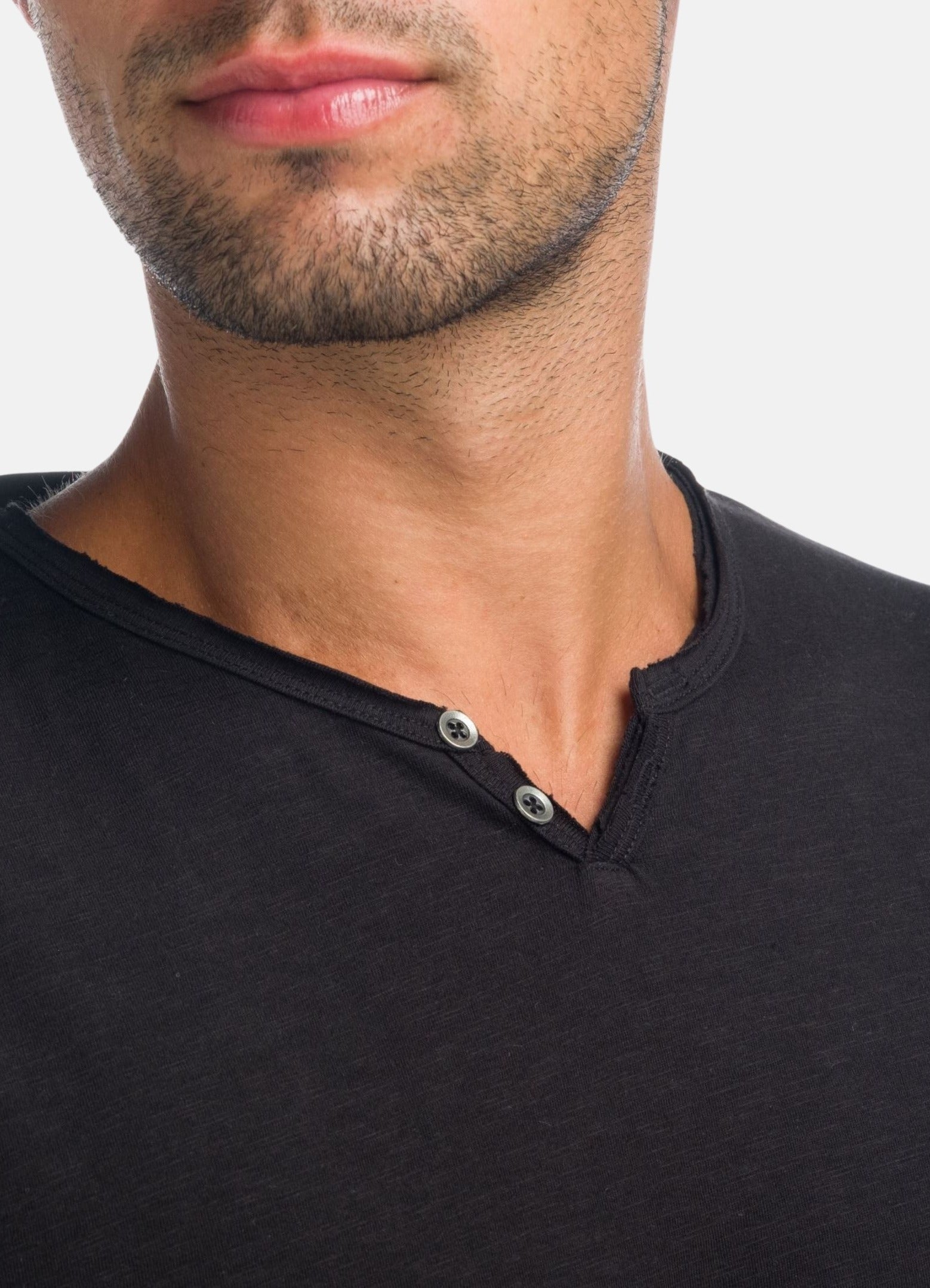 Camiseta Manga Larga Hombre Cuello Panadero – Koroshi 1921ML11
