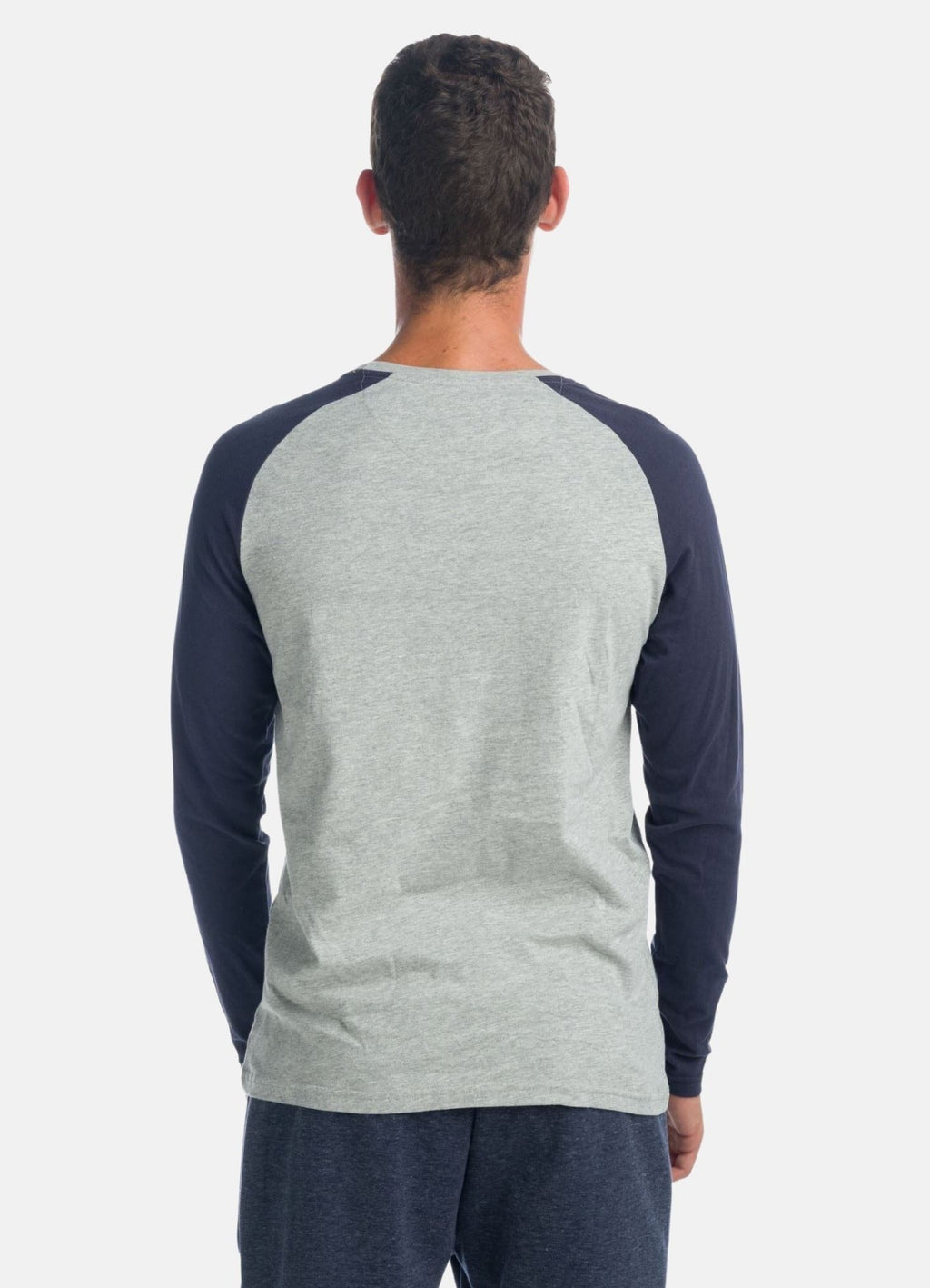 Camiseta Manga Larga Raglán Hombre Texto Frontal – Koroshi 1921ML12