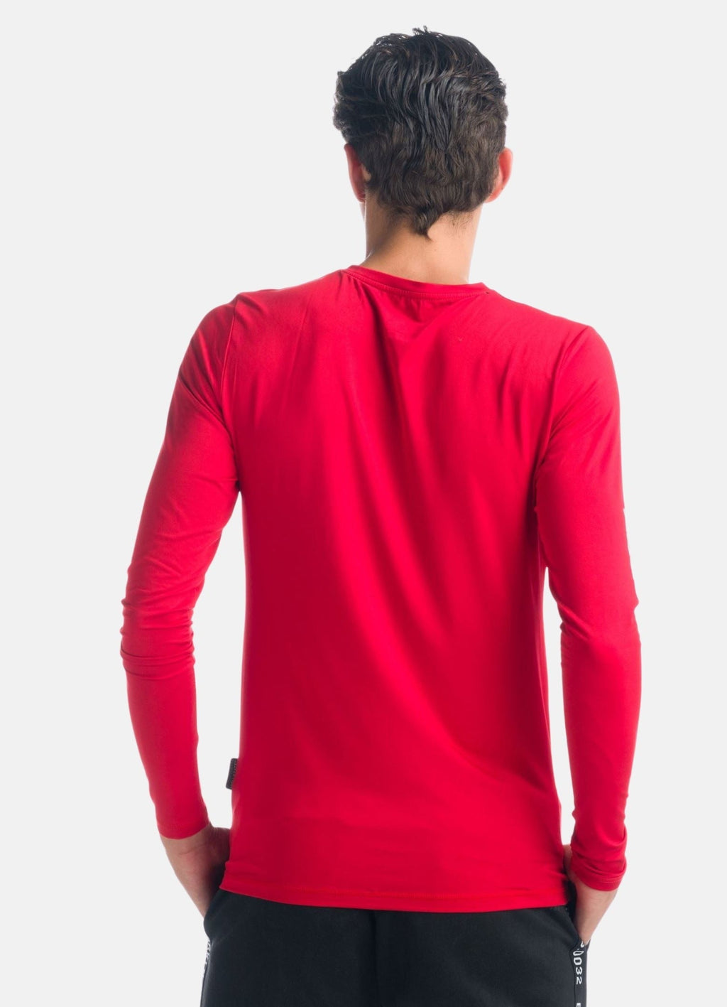 Camiseta Manga Larga Deportiva Hombre Estampado Texto – Koroshi 1921ML13