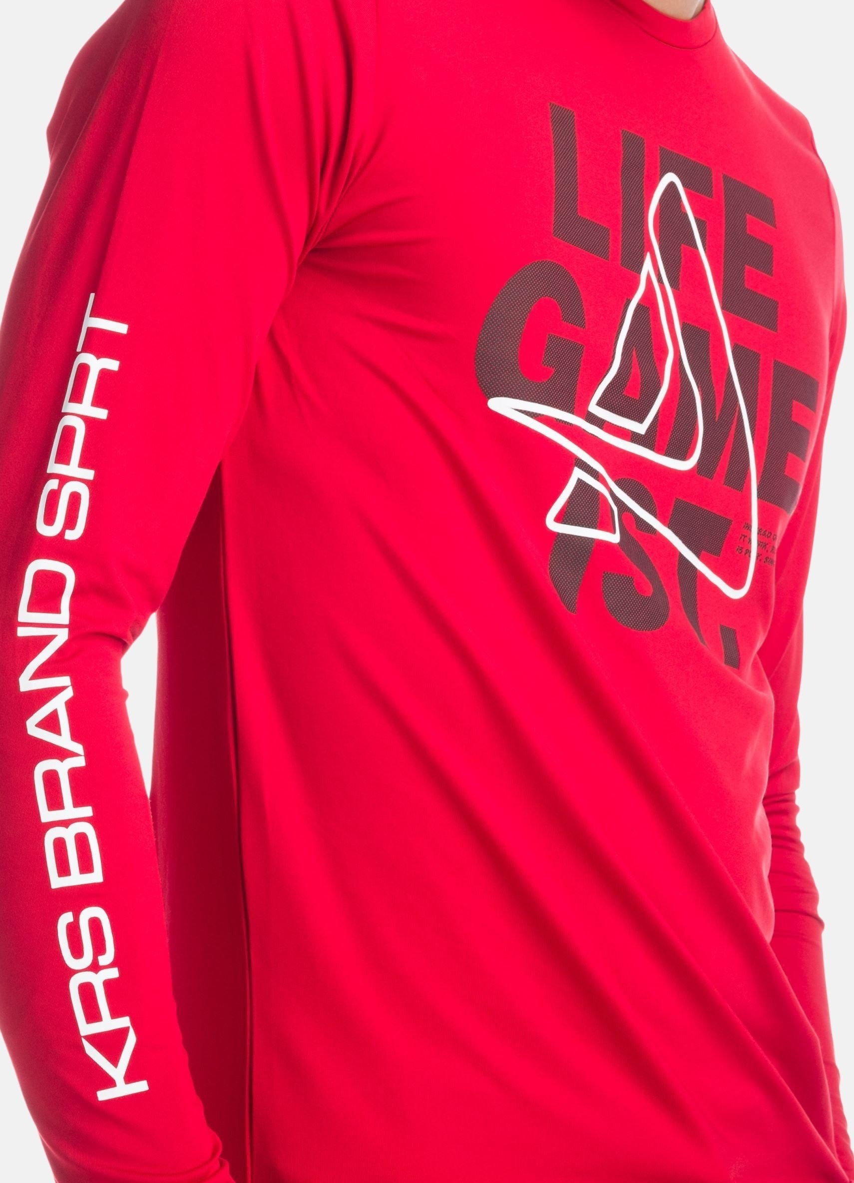Camiseta Manga Larga Deportiva Hombre Estampado Texto – Koroshi 1921ML13