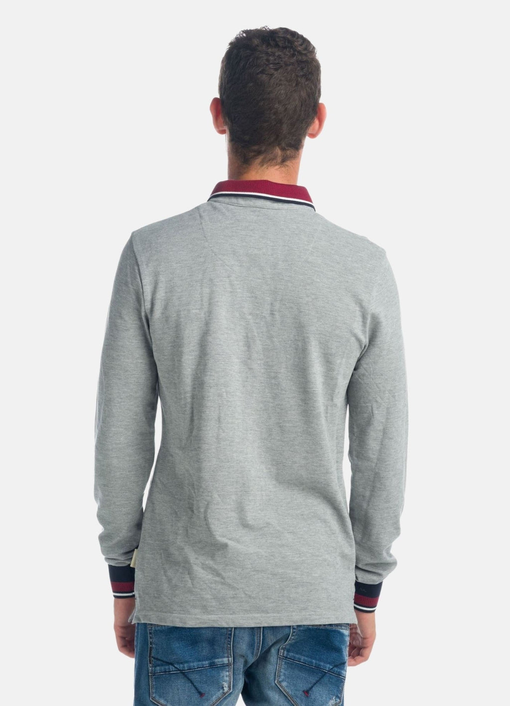 Polo Manga Larga Piqué Hombre Cuello Camisero – Koroshi 1921PL06