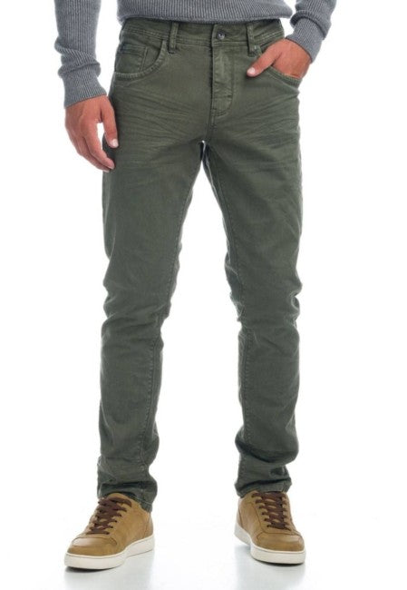Pantalón 5 Bolsillos Hombre Twill Elástico Straight Regular – Koroshi 1921PT01