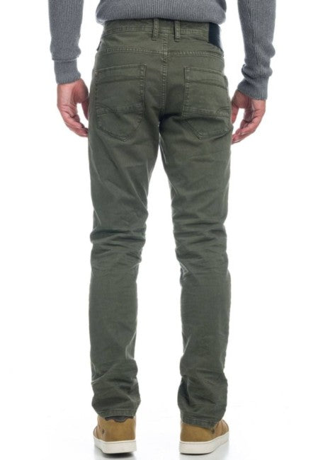 Pantalón 5 Bolsillos Hombre Twill Elástico Straight Regular – Koroshi 1921PT01