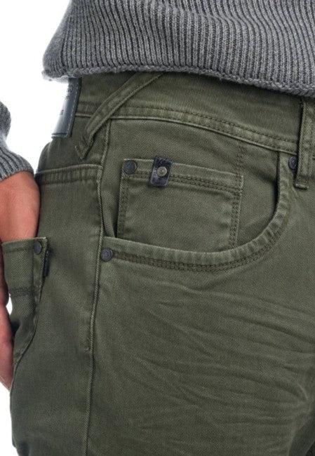 Pantalón 5 Bolsillos Hombre Twill Elástico Straight Regular – Koroshi 1921PT01