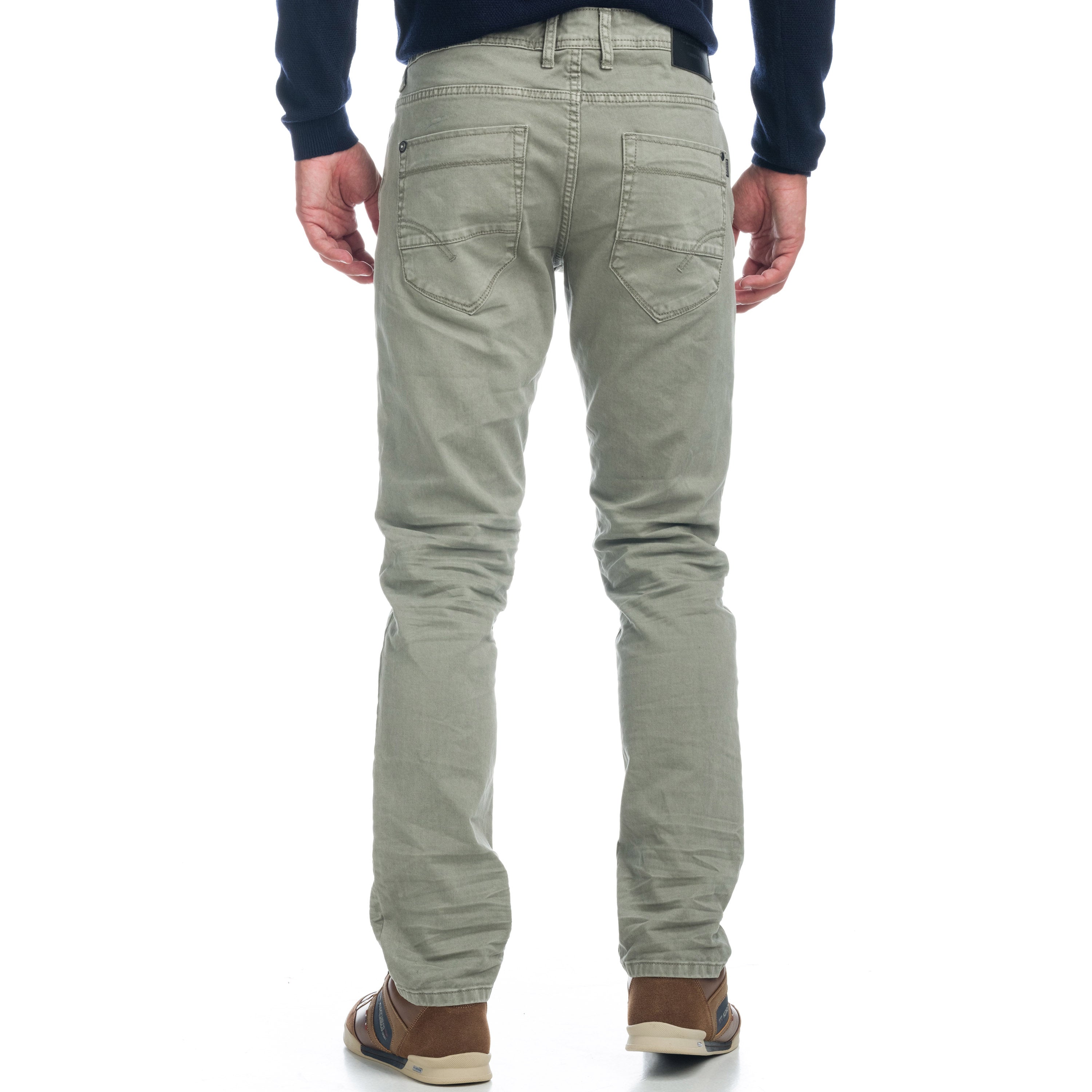 Pantalón 5 Bolsillos Hombre Twill Elástico Straight Regular – Koroshi 1921PT01