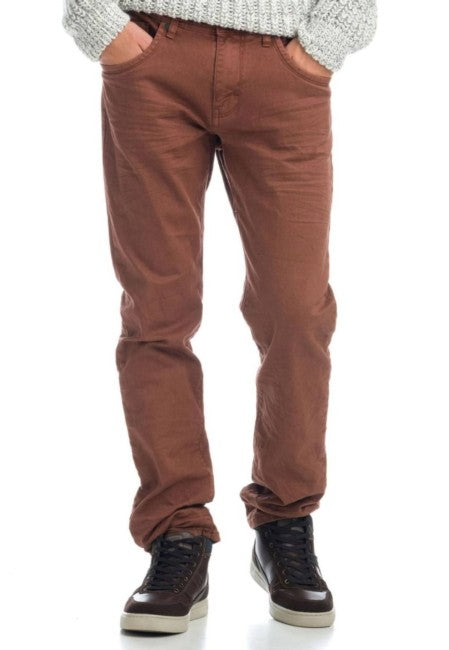 Pantalón 5 Bolsillos Hombre Twill Elástico Straight Regular – Koroshi 1921PT01