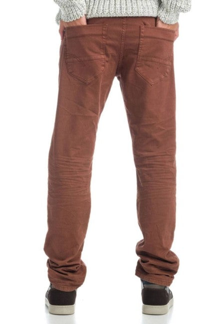 Pantalón 5 Bolsillos Hombre Twill Elástico Straight Regular – Koroshi 1921PT01