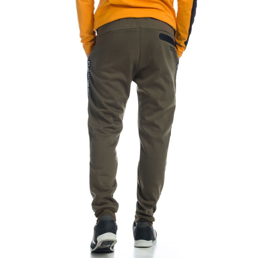 Pantalón Jogger Hombre Felpa Cinta Logo – Koroshi 1921PT95