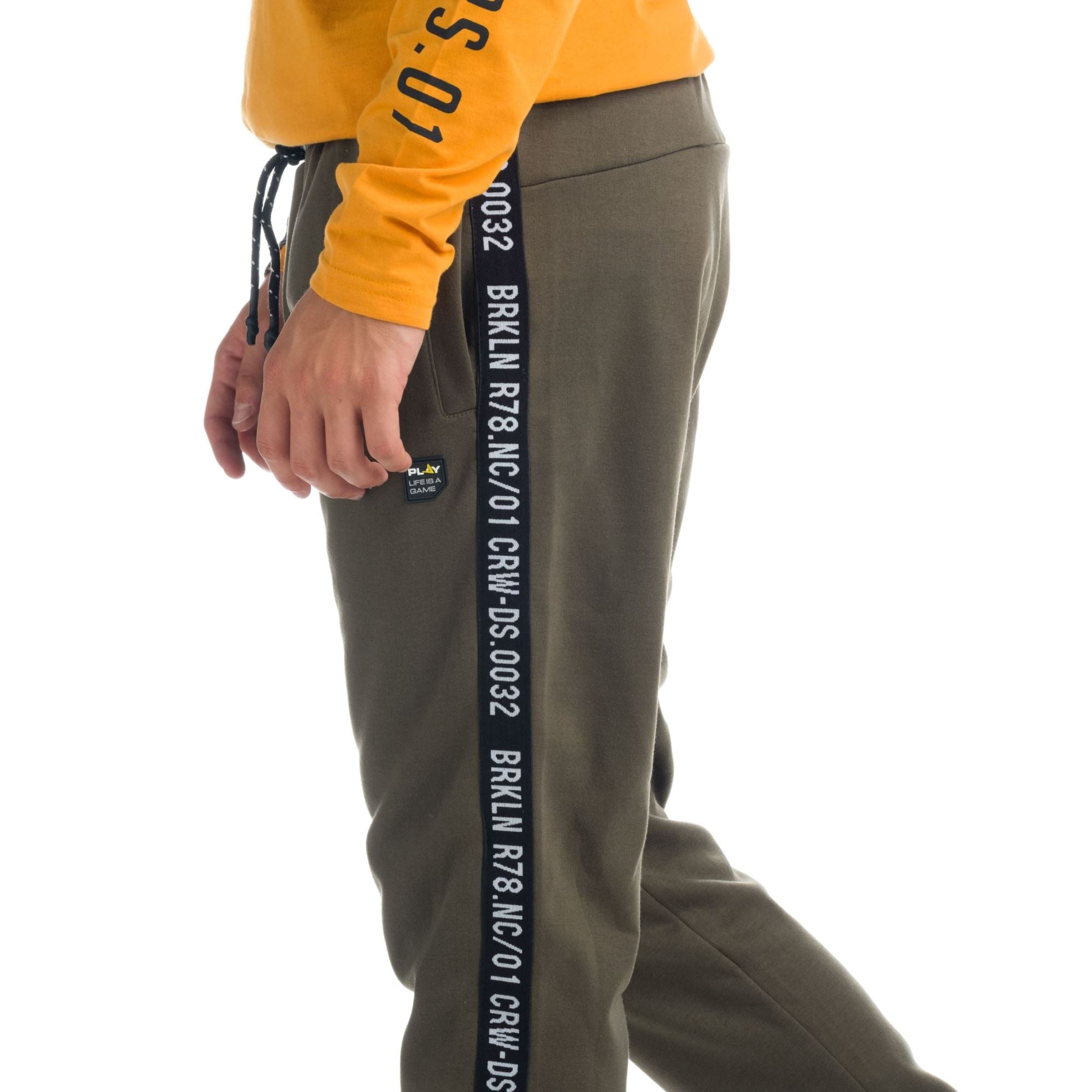 Pantalón Jogger Hombre Felpa Cinta Logo – Koroshi 1921PT95