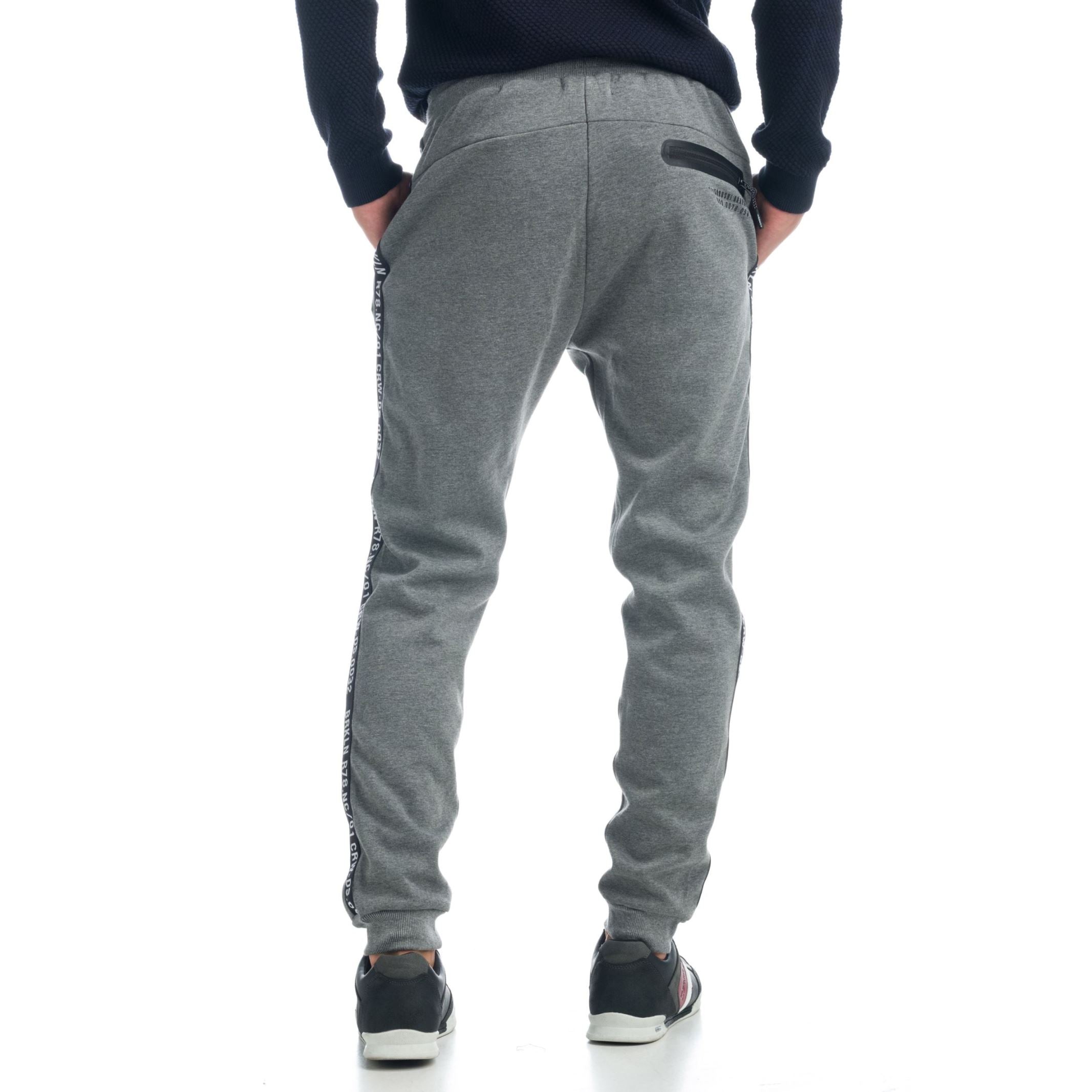 Pantalón Jogger Hombre Felpa Cinta Logo – Koroshi 1921PT95