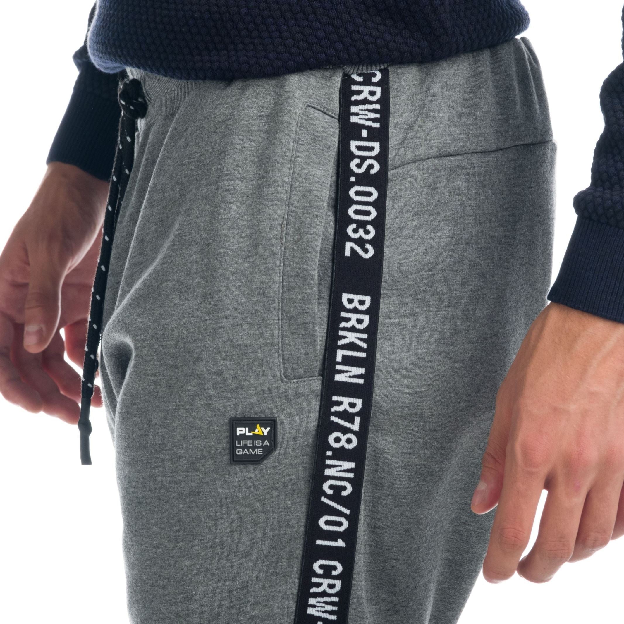 Pantalón Jogger Hombre Felpa Cinta Logo – Koroshi 1921PT95