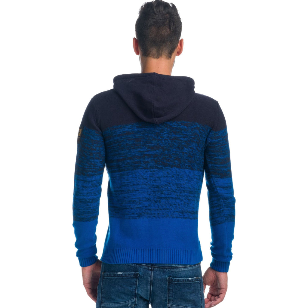 Jersey de Punto Jaspeado Hombre con Capucha – Koroshi 1921TR06