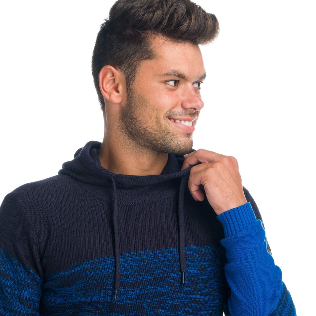 Jersey de Punto Jaspeado Hombre con Capucha – Koroshi 1921TR06