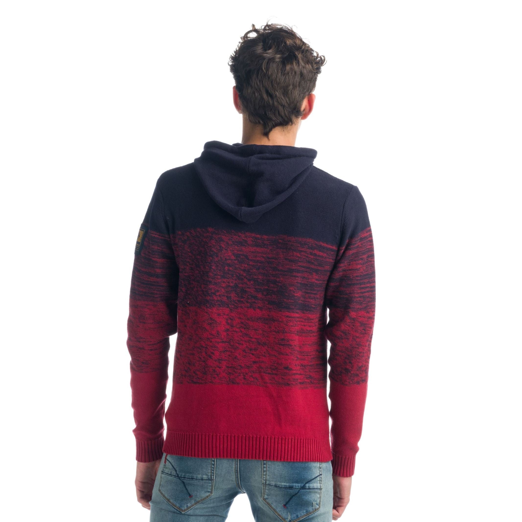 Jersey de Punto Jaspeado Hombre con Capucha – Koroshi 1921TR06