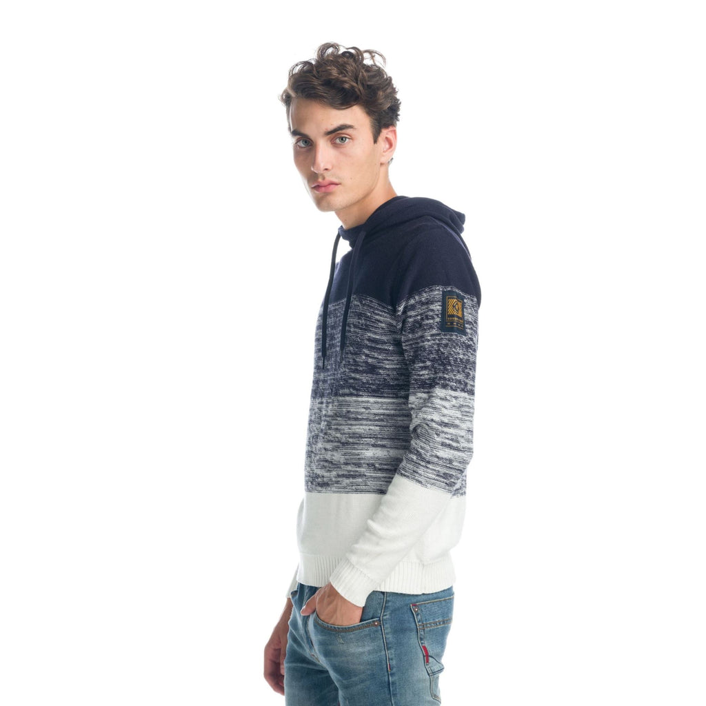 Jersey de Punto Jaspeado Hombre con Capucha – Koroshi 1921TR06