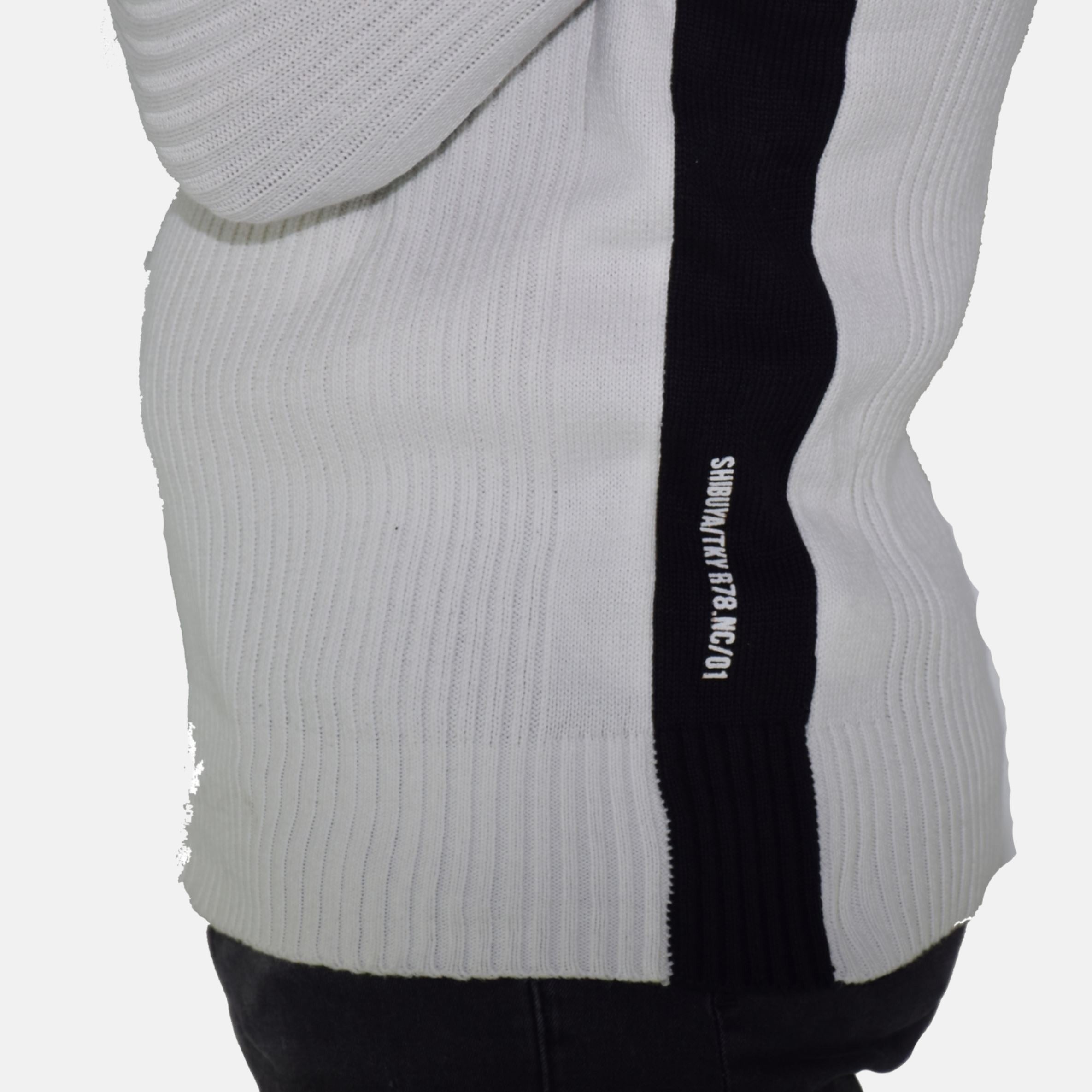Jersey Hombre Punto Canalé Cuello Alto con Botones – Koroshi 1921TR10