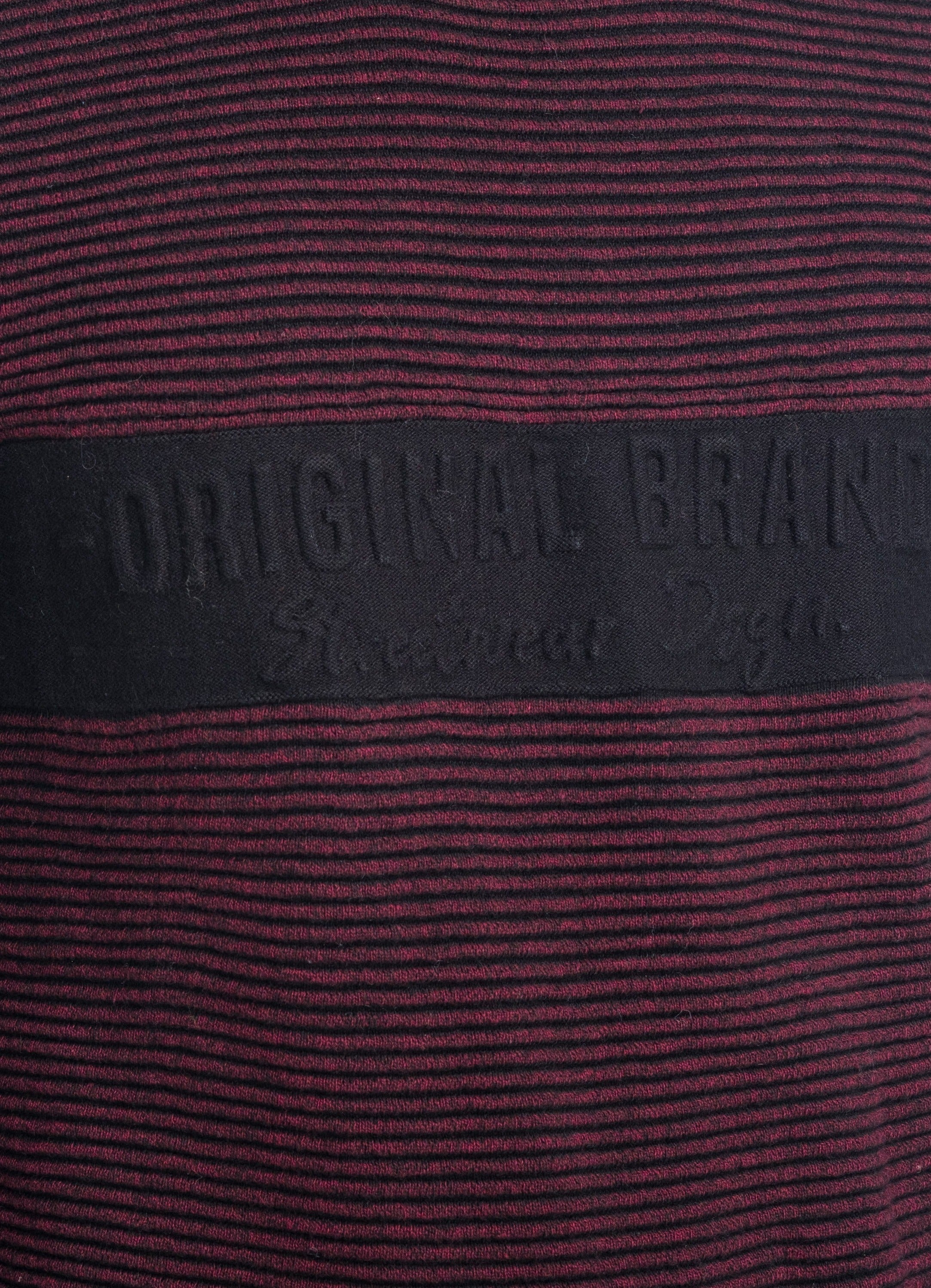 Jersey de Punto Canalé Hombre Texto en Relieve – Koroshi 1921TR26