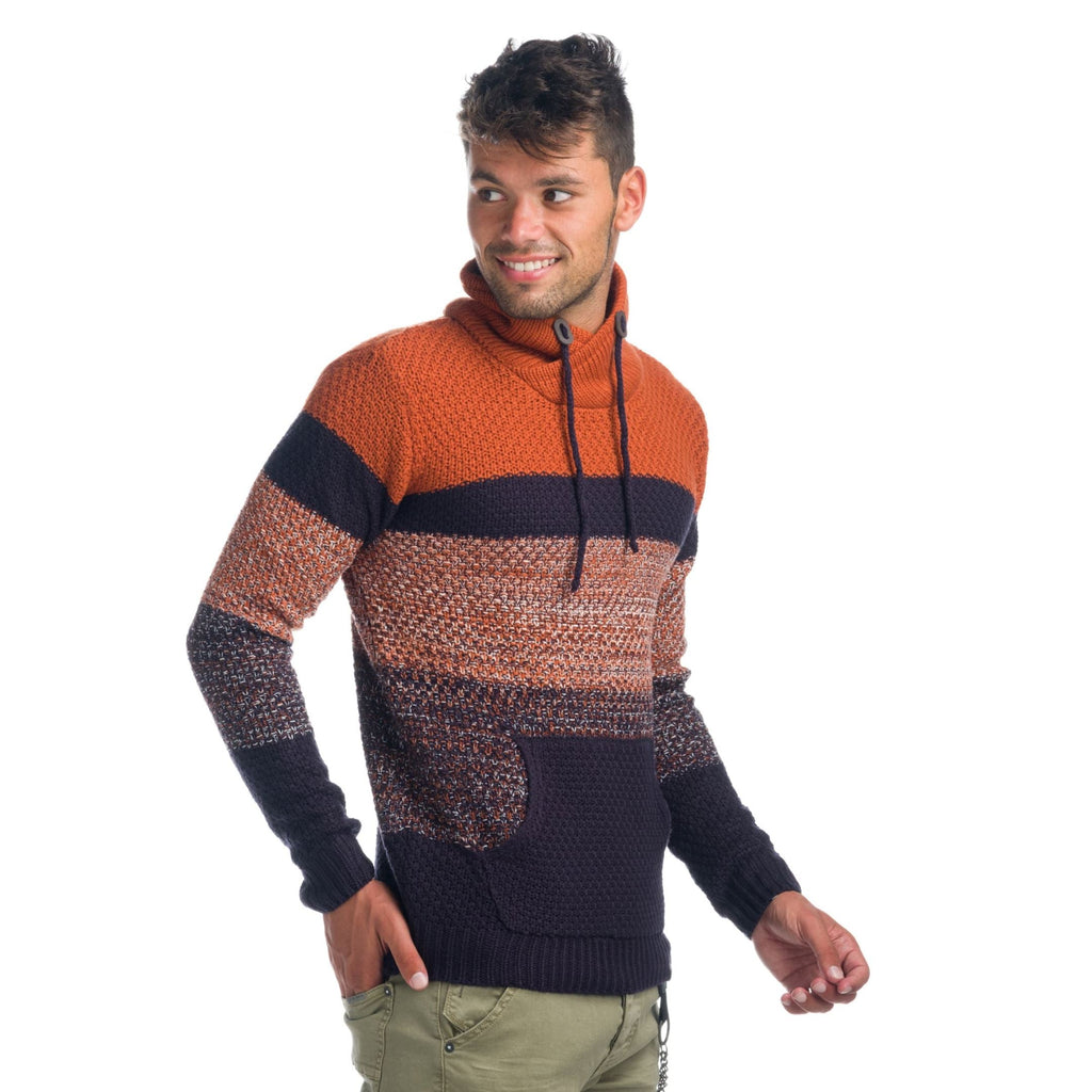 Jersey de Punto Hombre Cuello Cruzado con Cordón – Koroshi 1921TR30