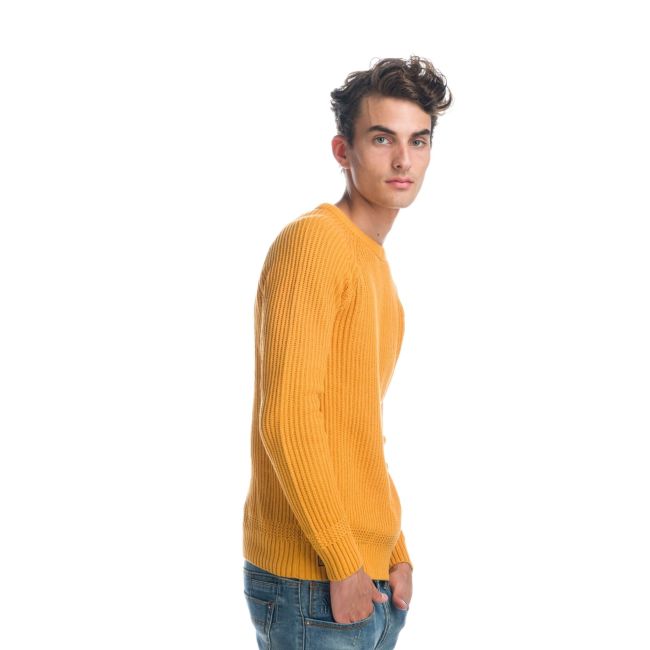 Jersey de Punto Canalé Fantasía Hombre Cuello Redondo – Koroshi 1921TR33